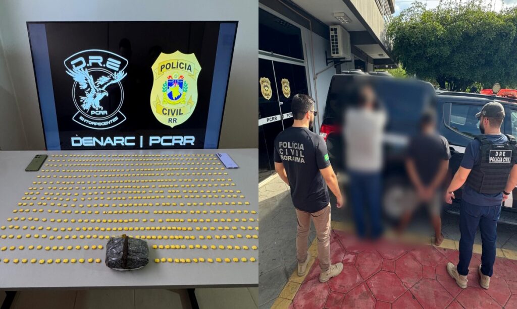 Motoboy é preso com ecstasy e haxixe avaliados em R$ 310 mil em esquema de delivery de drogas em Boa Vista