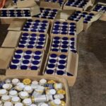 PRF apreende 57 mil comprimidos de suplementos emagrecedores ilegais e prende jovem após fuga na BR-401