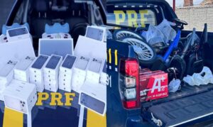PRF em Roraima apreende iPhones 17 e MacBooks avaliados em quase R$ 600 mil