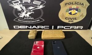 Reincidente por tráfico é preso com 1,5 kg de skunk após perseguição em Boa Vista